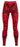 Red gym leggings for girls in an activewear style