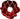 City of Sheffield Gymnastics Club Red to Black Hair Scrunchie