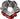 City of Sheffield Gymnastics Club Black to White to Red Hair Scrunchie