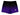 Contender Purple n Pink Activewear Girls Hipster Shorts