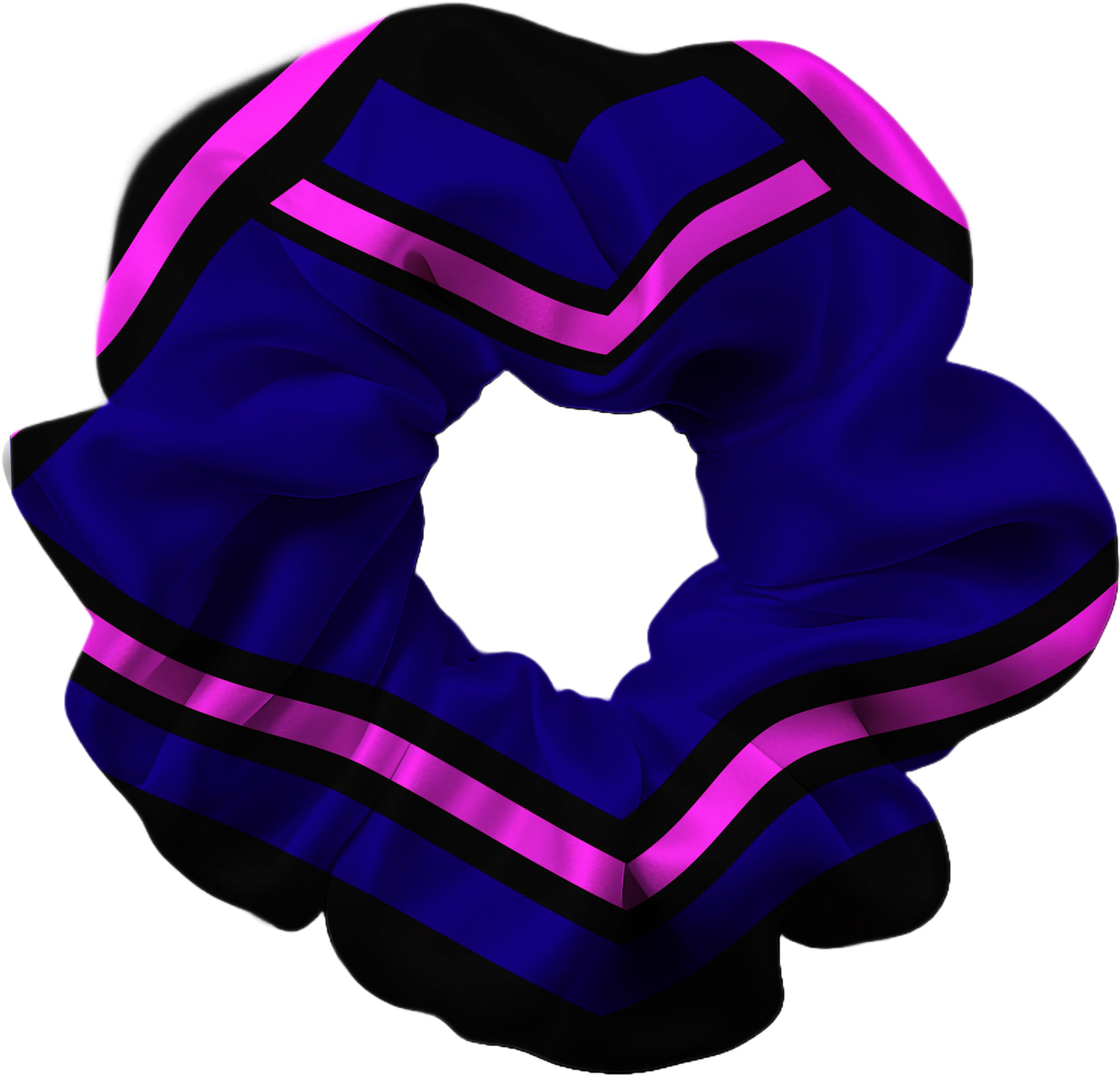 Contender Purple N Pink Hair Scrunchie