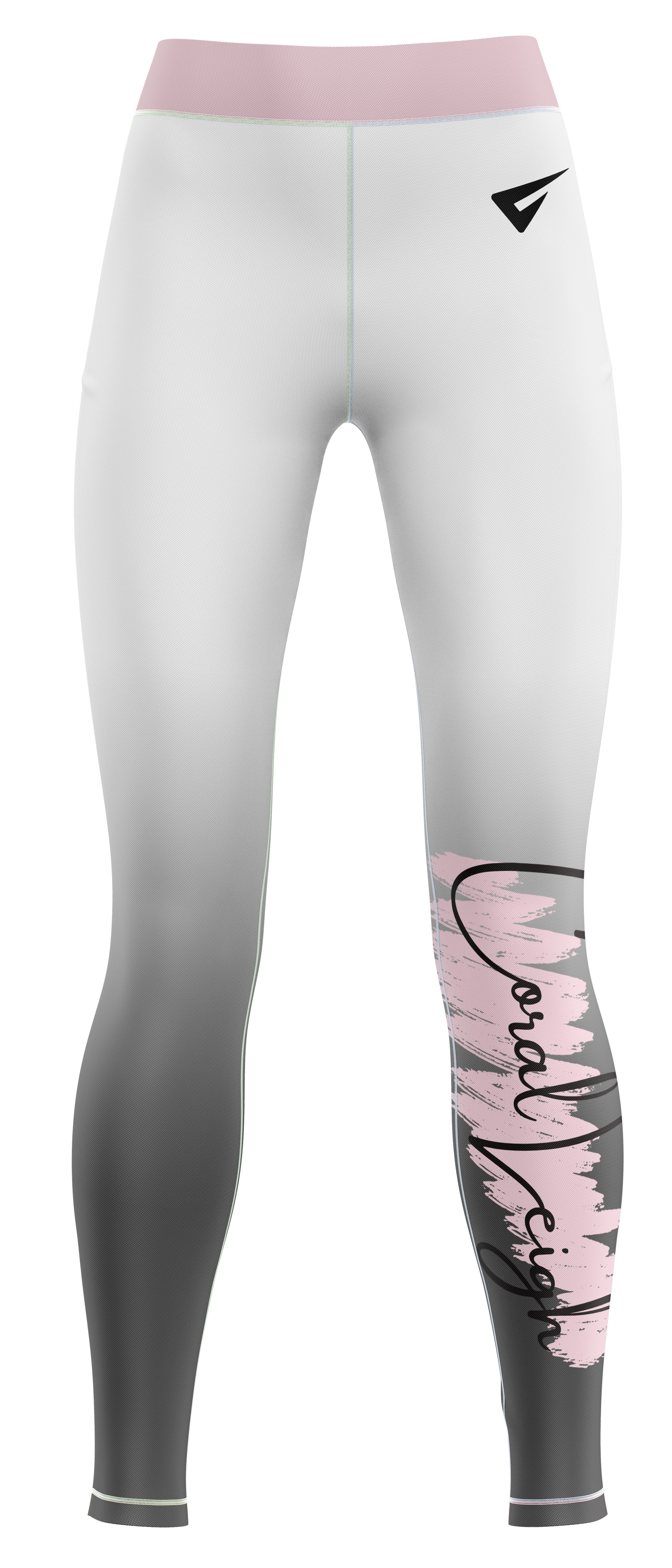Athletic set- coral & lime