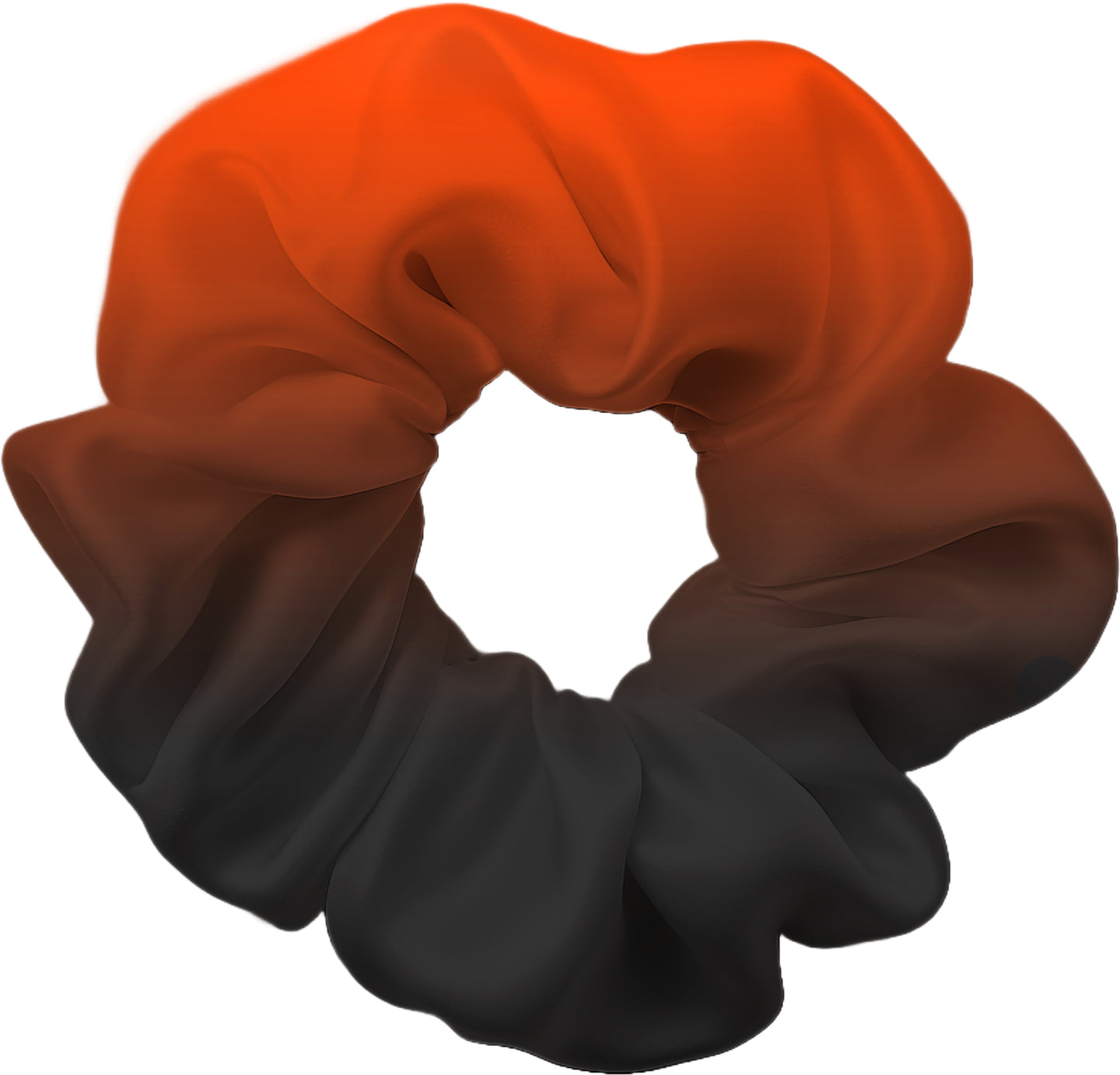 Crescendo Orange Hair Scrunchie