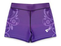 Decor Purple Ombre Gymnastics Activewear Girls Hipster Shorts