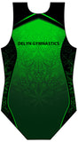Delyn Gymnastics Club Sleeveless Tank Club Uniform Leotard for Boys and Men