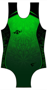 Delyn Gymnastics Club Sleeveless Tank Club Uniform Leotard for Boys and Men