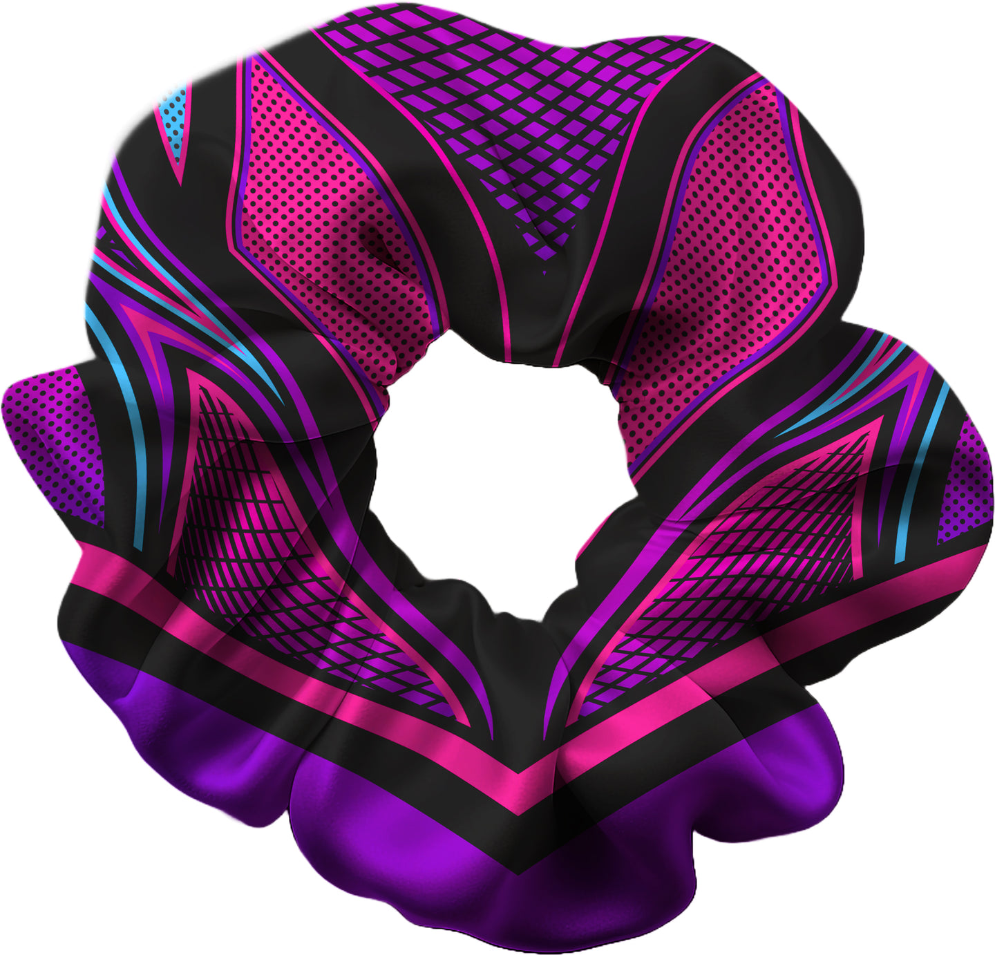 Destiny Pink n Purple Hair Scrunchie