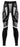 Black and white girls' leggings for gymnastics and dance