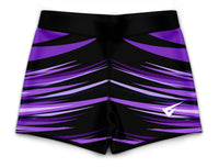 Eclipse Purple Gymnastics Activewear Girls Hipster Shorts