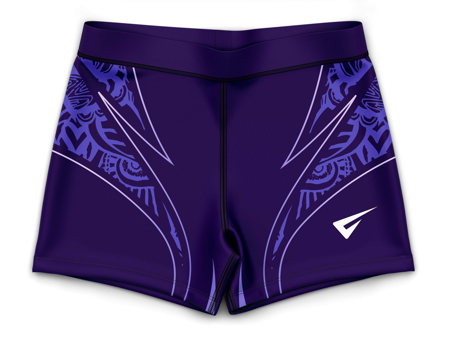 Elara Blue Gymnastics Activewear Girls Hipster Shorts
