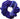 Elara Blue Hair Scrunchie