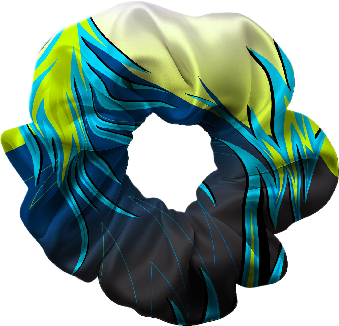 Epic Green Hair Scrunchie