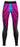 Epic Light Blue and Neon Pink Gym Activewear Leggings