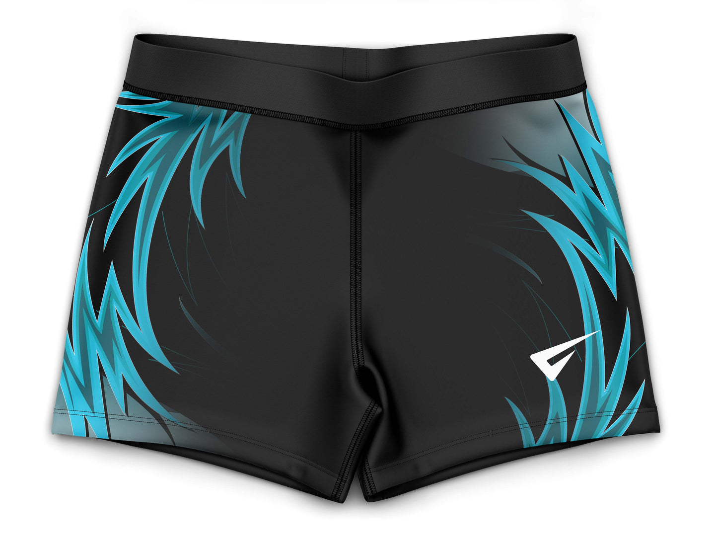 Epic Petrol Gymnastics Activewear Girls Hipster Shorts