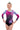 Epic Light Blue and Neon Pink Deluxe Long Sleeve Gymnastics Leotard