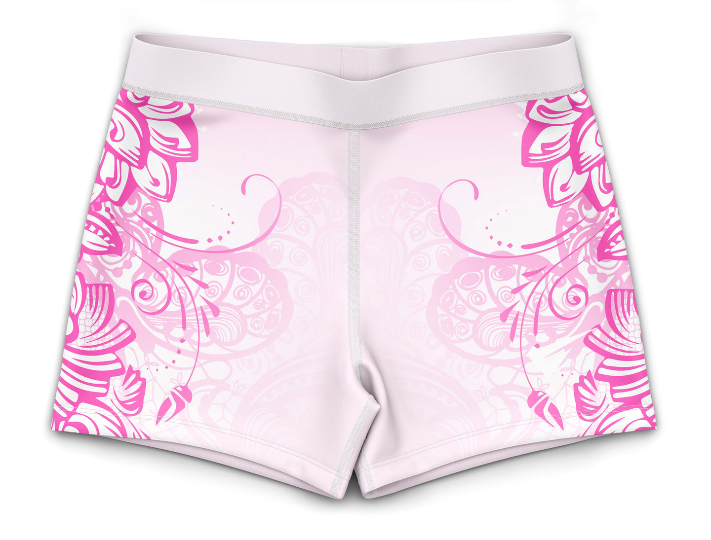 Ethereal Pink Gymnastics Activewear Girls Hipster Shorts