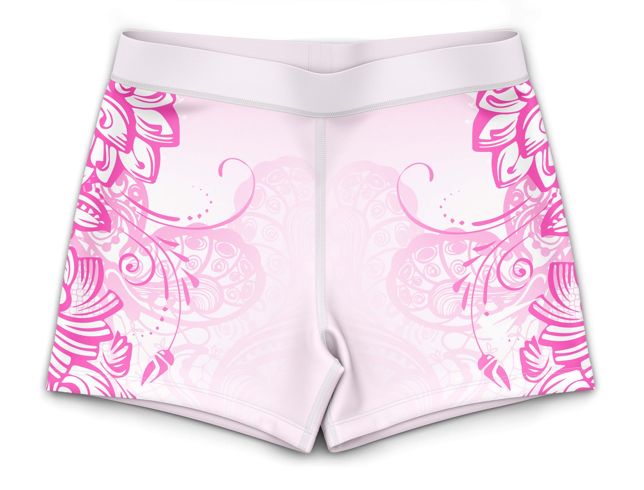 Ethereal Pink Gymnastics Activewear Girls Hipster Shorts