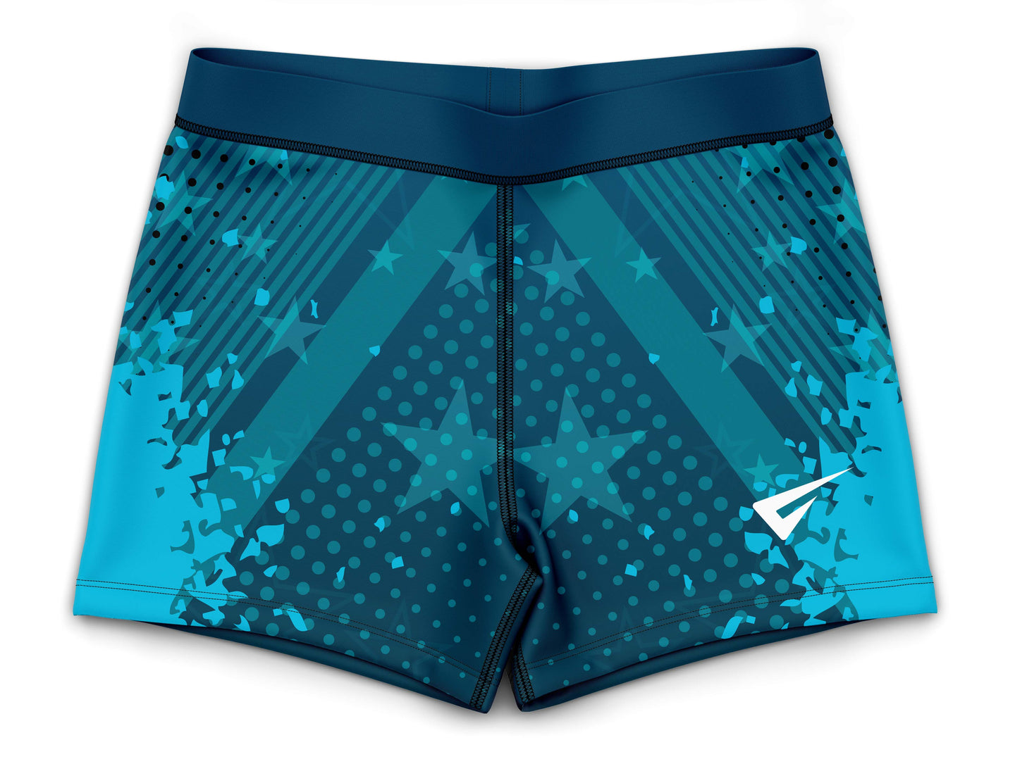 Euphoria Gymnastics Activewear Girls Hipster Shorts