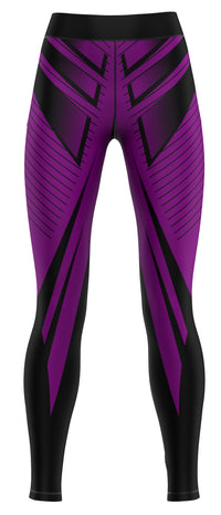 Excel Purple Gym Activewear Leggings