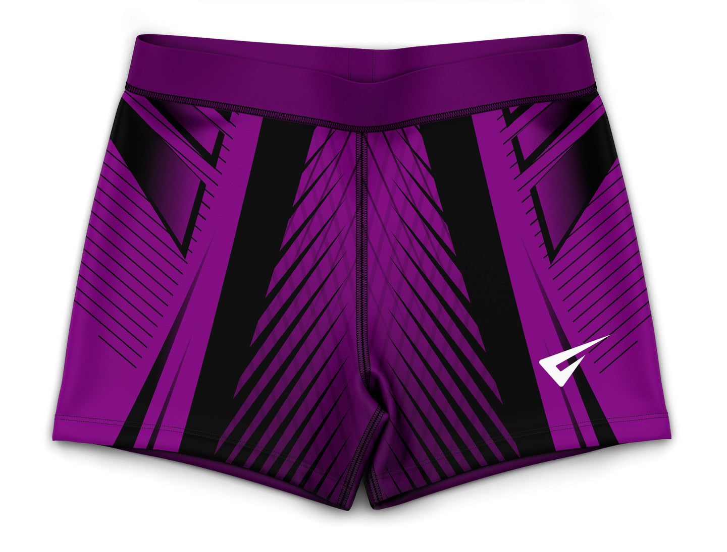 Excel Purple Gymnastics Activewear Girls Hipster Shorts