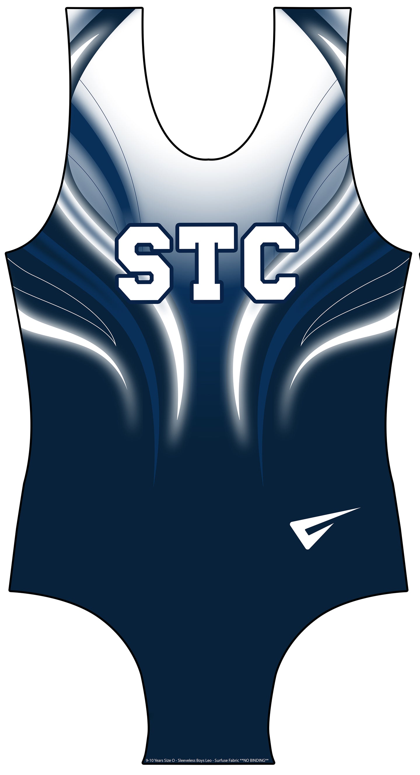 Springers Club Sleeveless Uniform Gymnastics Training Leotard for Boys and Men