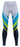 Pair of blue gymnastics and dance leggings laid flat, suitable for training and practice