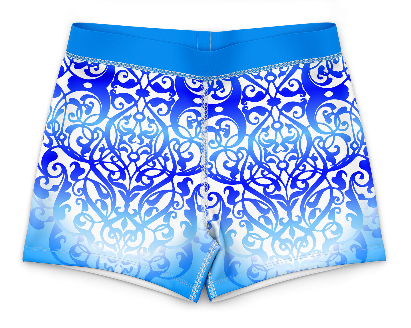 Festival Light Blue Girls Gymnastics Gym Shorts