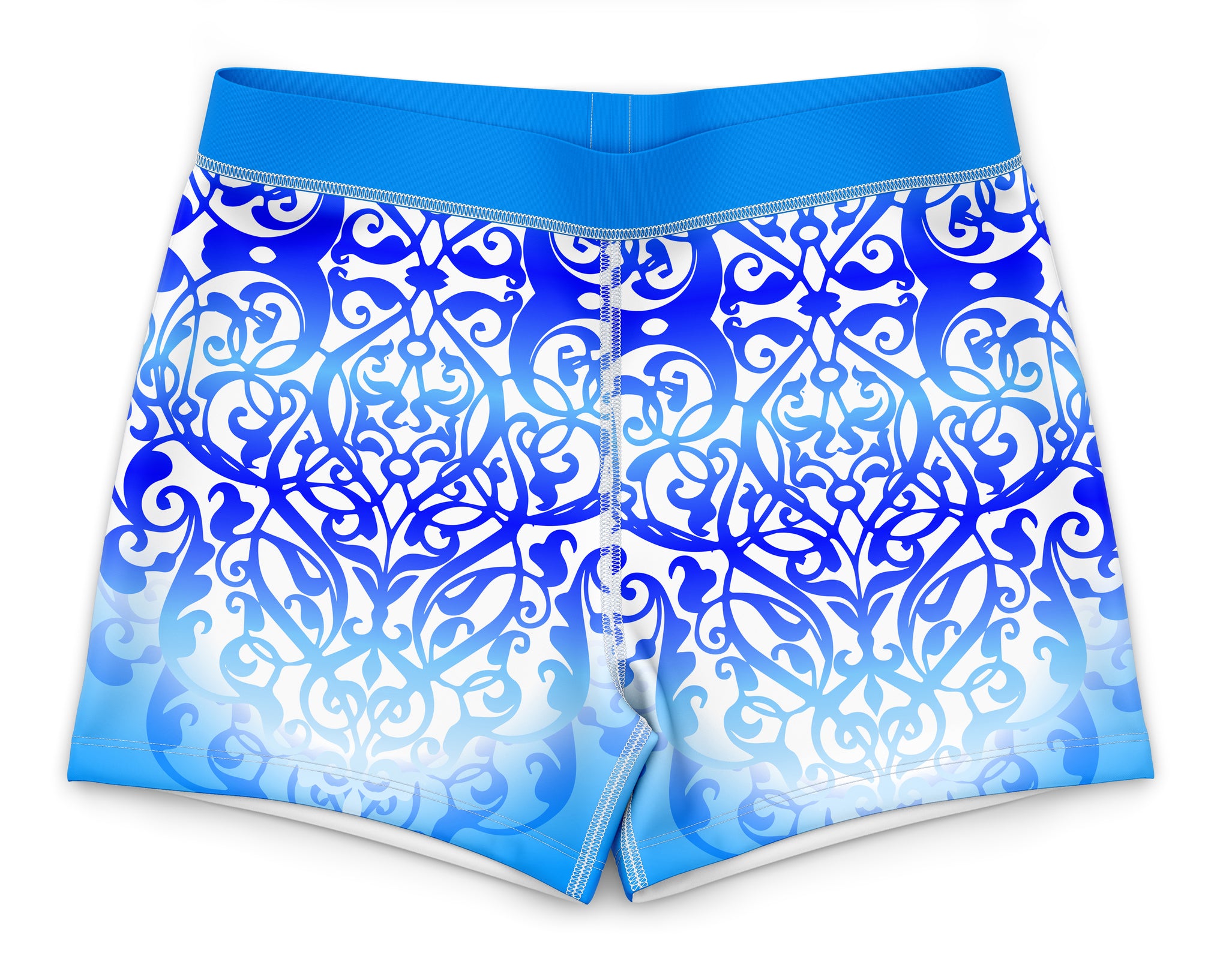 Festival Light Blue Girls Gymnastics Gym Shorts