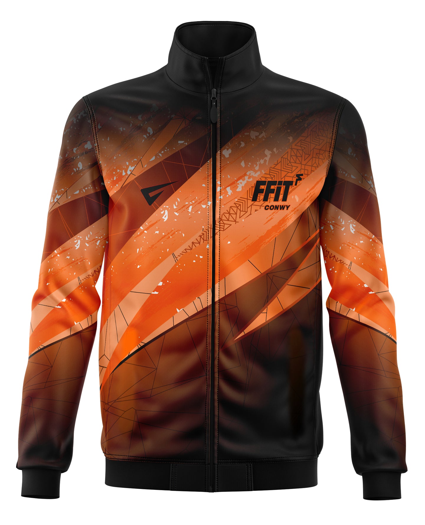 Ffit Conway Kiki Orange Club Tracksuit Warm Up Jacket