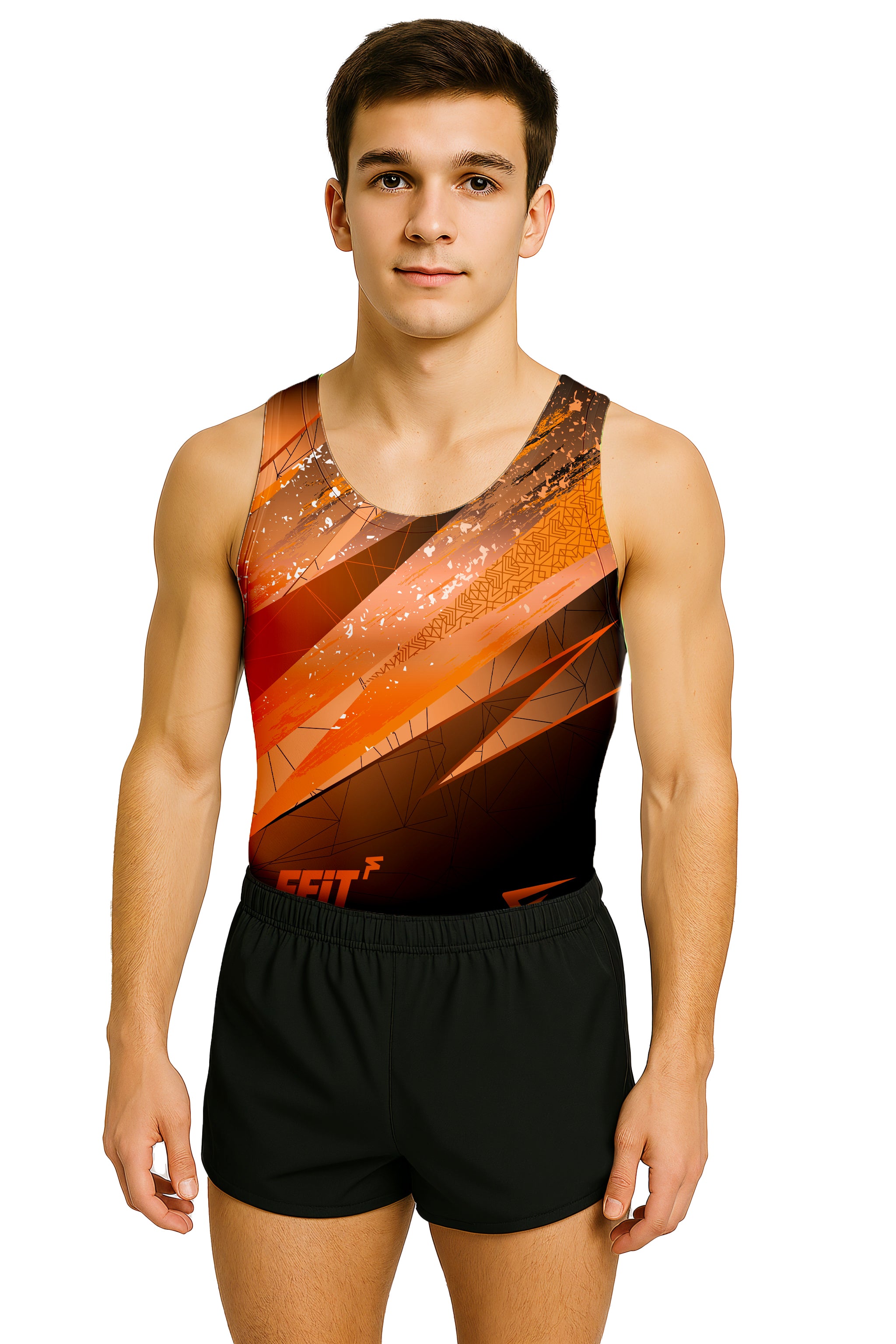 Ffit Conway Club Sleeveless Club Uniform Leotard for Boys and Men