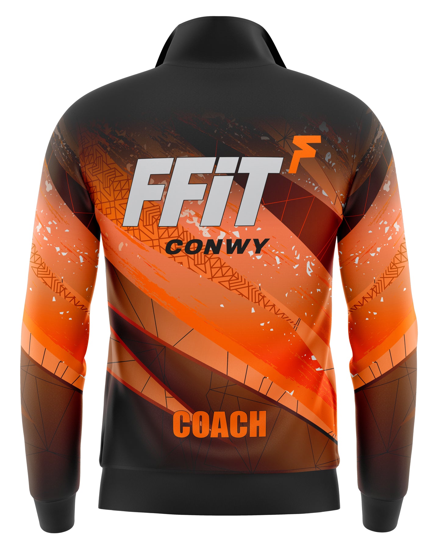 Ffit Conway Kiki Orange Club Tracksuit Warm Up Jacket