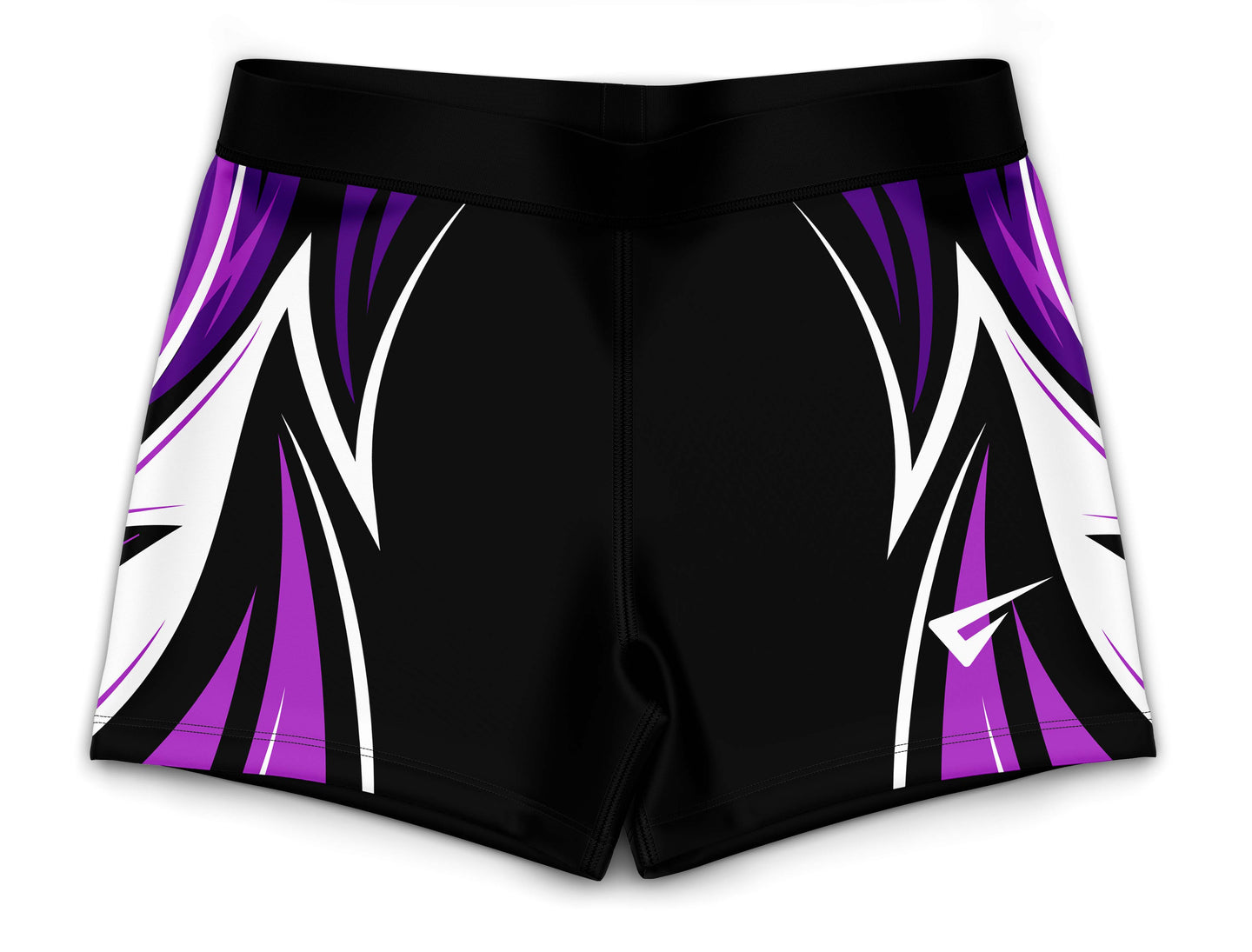 Flash Purple Gymnastics Activewear Girls Hipster Shorts