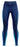 Pair of blue training leggings laid flat, suitable for gymnastics and dance