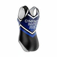 Gymfinity DE Invite 2025 Gymnastics Club Sleeveless Training Leotard For Girls