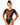 Adhara Orange and Black Competition Long Sleeve Girls Gymnastics Leotard