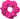 Hot Pink Mystique Hair Scrunchie