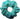 Impulse Turquoise Hair Scrunchie