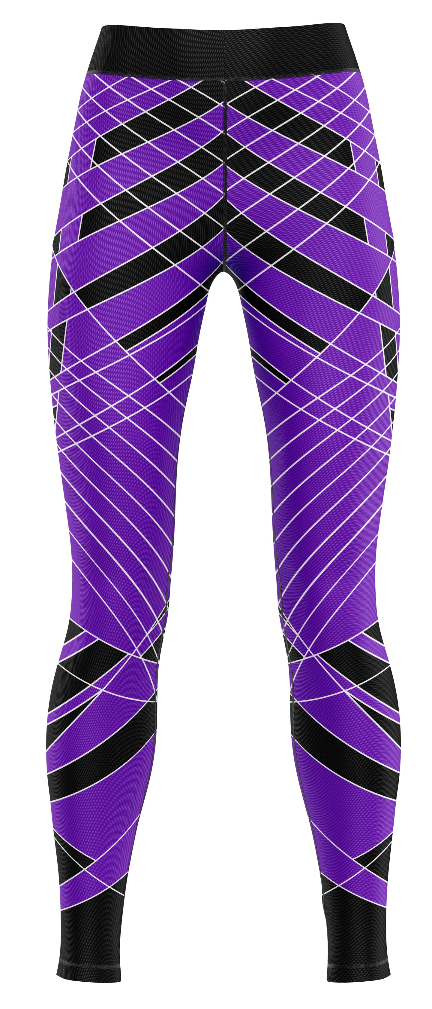 Blue girls' active leggings suitable for gymnastics, dance and gym training