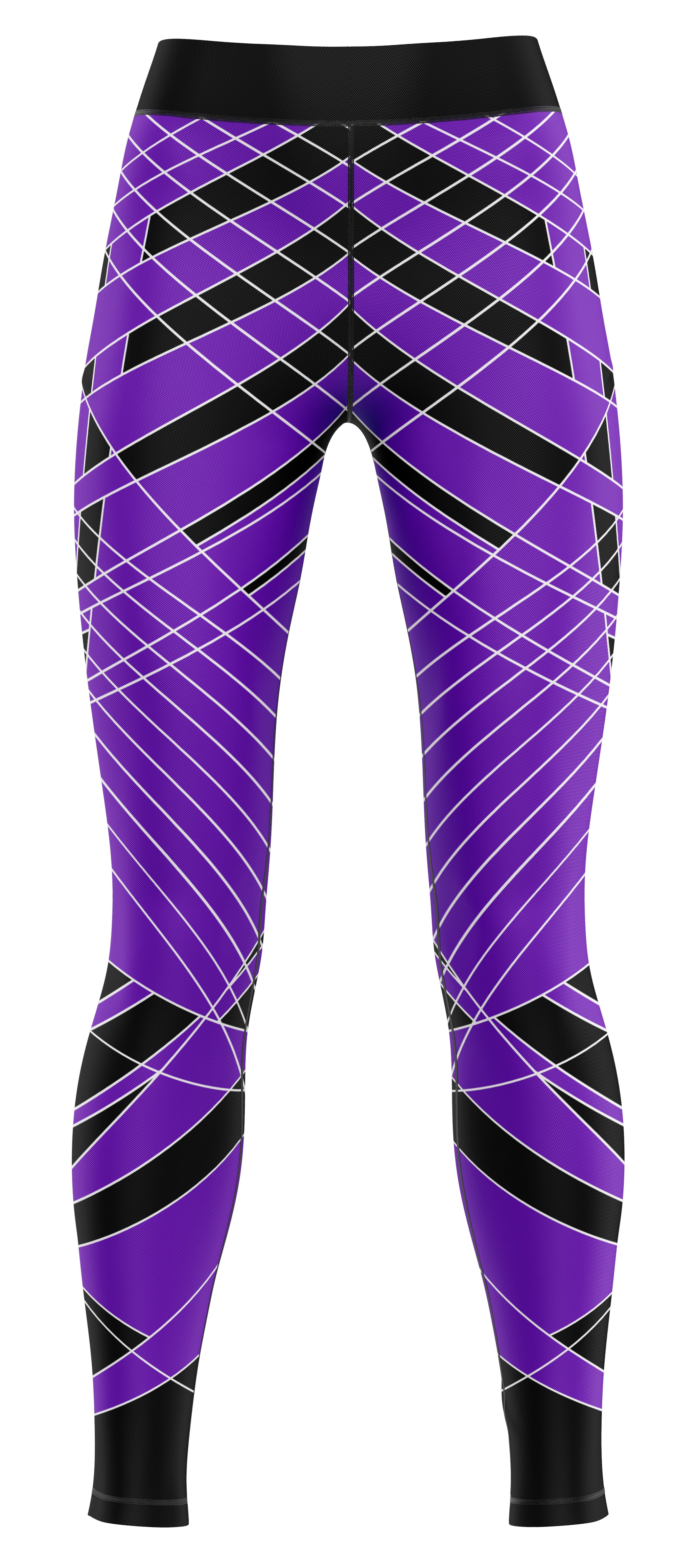 Blue girls' active leggings suitable for gymnastics, dance and gym training
