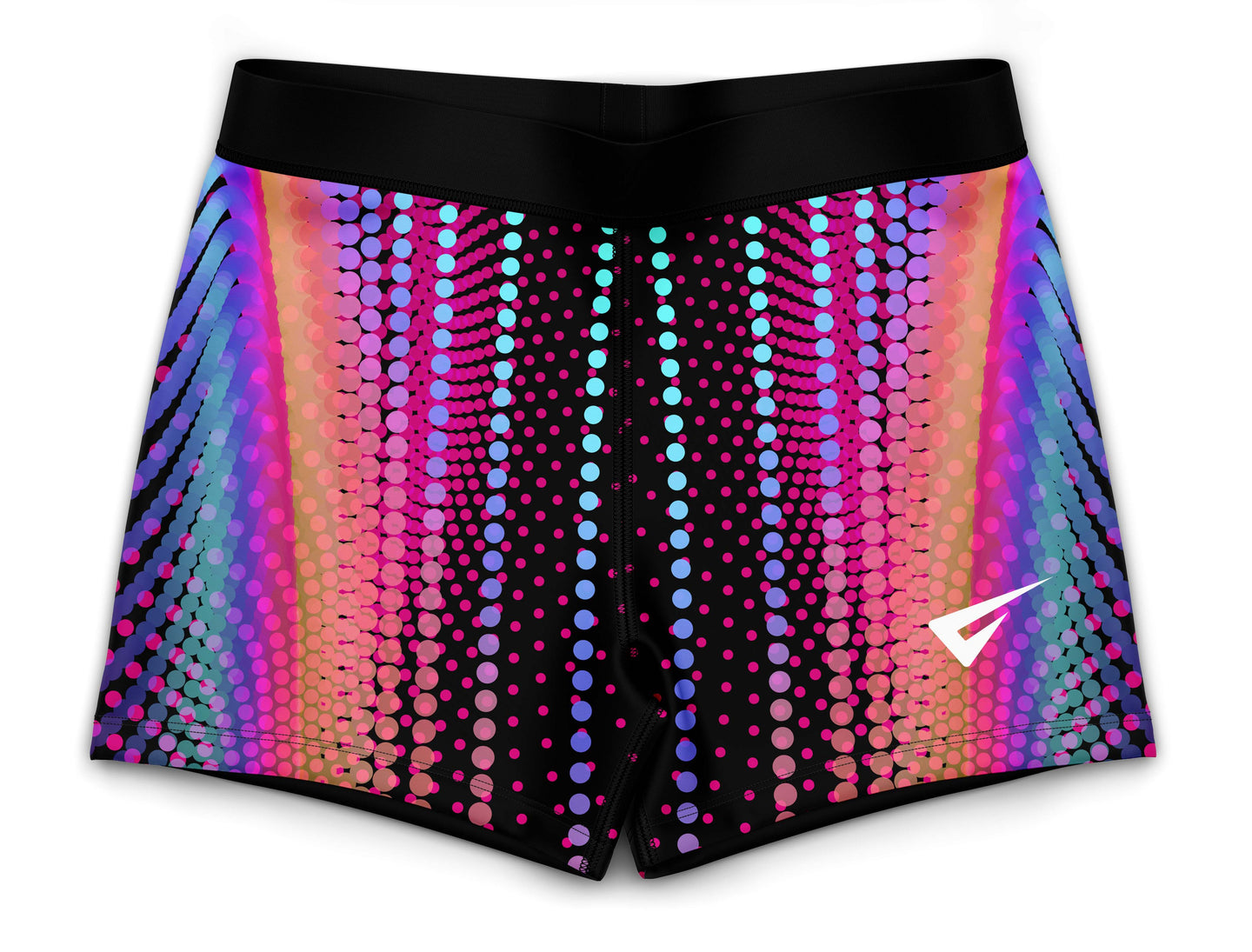 Io Gymnastics Activewear Girls Hipster Shorts