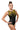 Irridescent Black n Gold Sleeveless Girls Gymnastics Leotard
