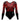 Isla Red n Black Competition Long Sleeve Girls Gymnastics Leotard