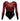 Isla Red n Black Competition Long Sleeve Girls Gymnastics Leotard
