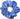 Isla Blue Hair Scrunchie