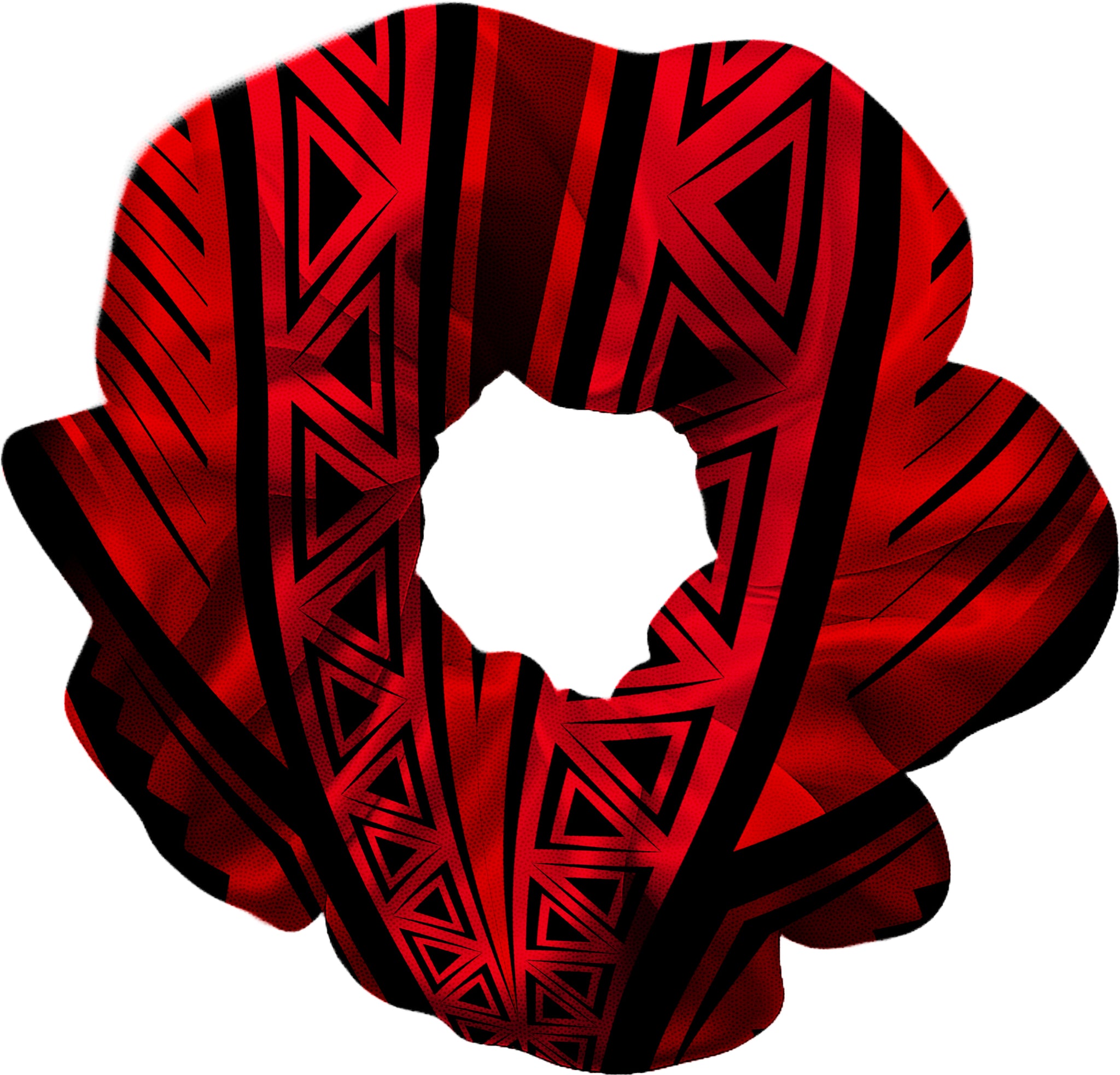 Isla Red n Black Competition Hair Scrunchie