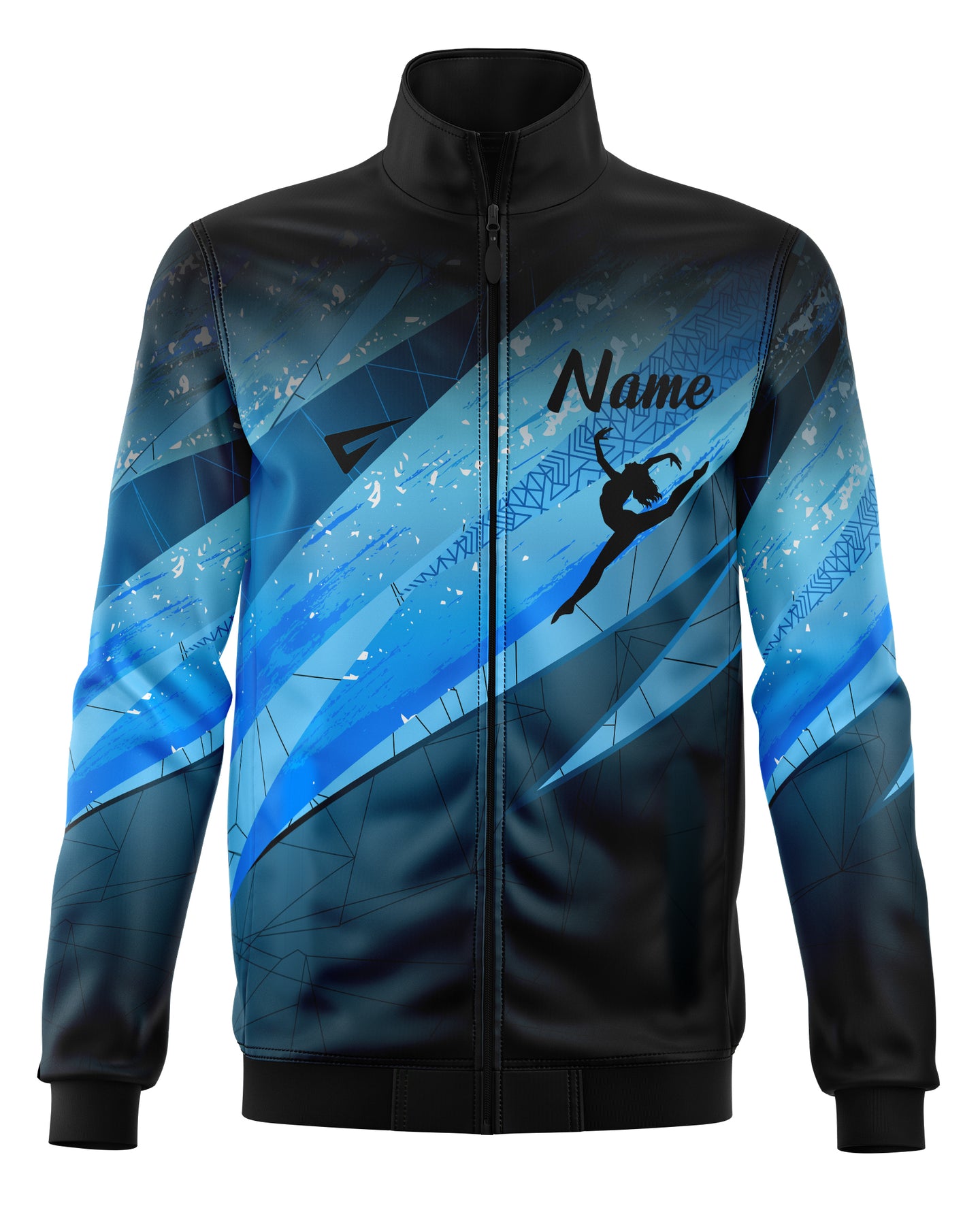 Kiki Blue Personalised Tracksuit Warm Up Jacket
