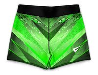 Kiki Green Gymnastics Activewear Girls Hipster Shorts