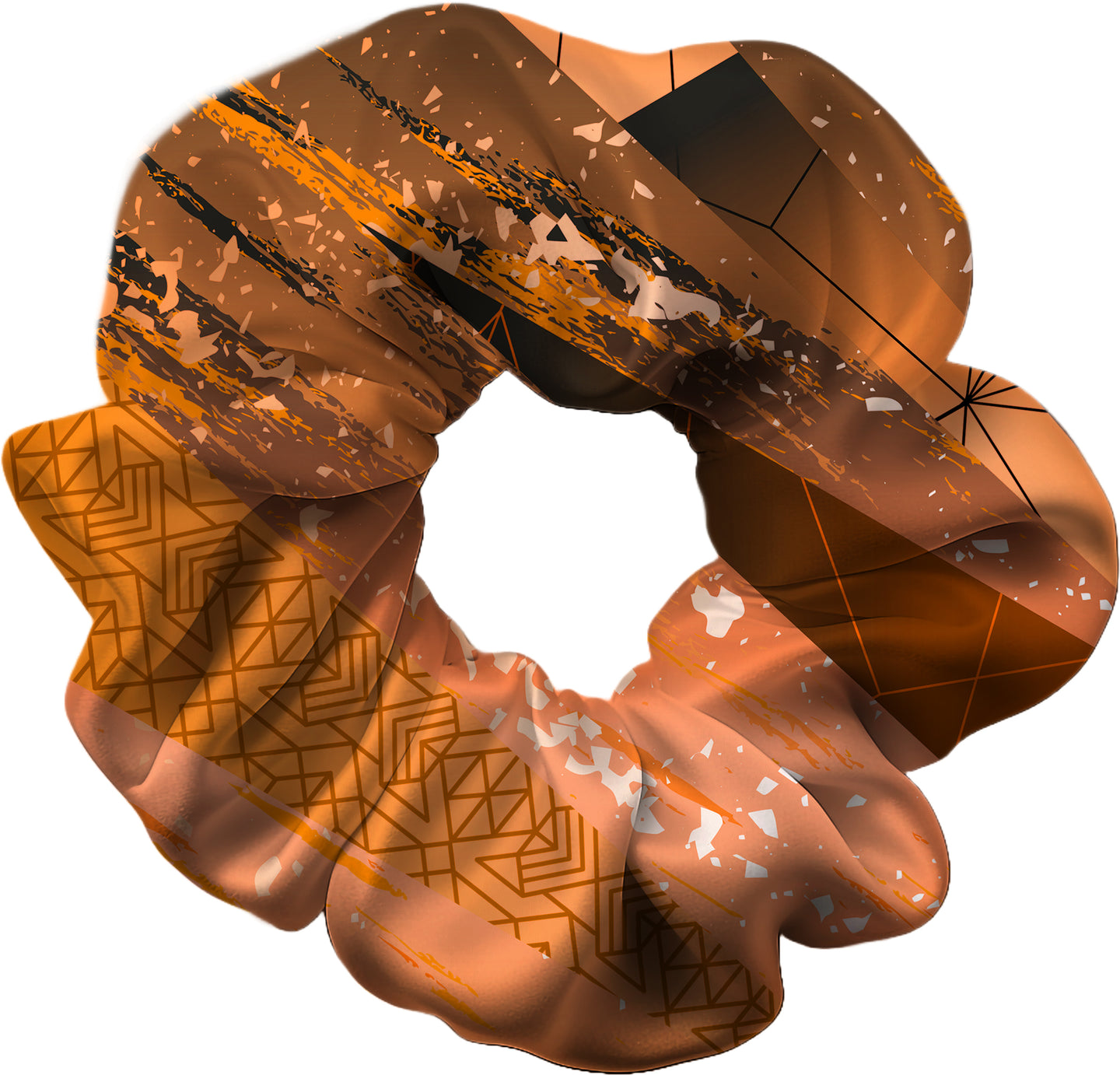 Kiki Orange Hair Scrunchie