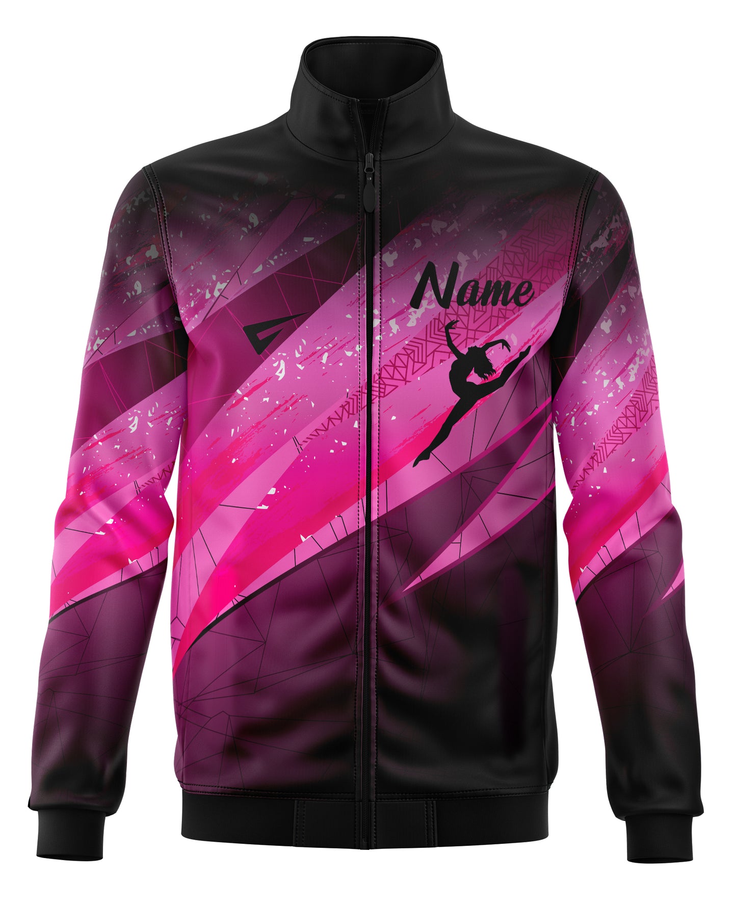 Kiki Pink Personalised Tracksuit Warm Up Jacket