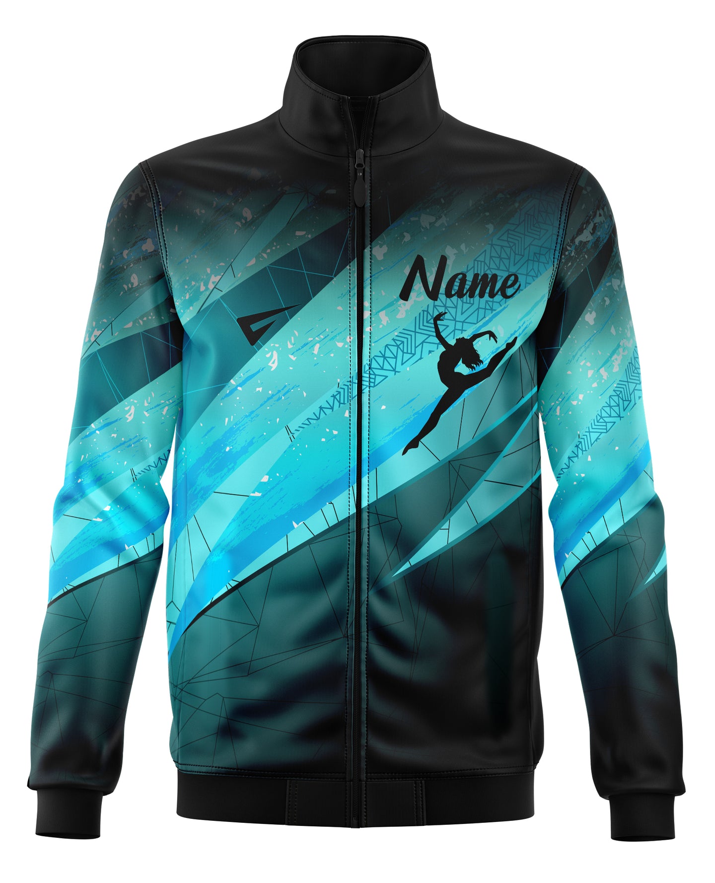 Kiki Turquiose Personalised Tracksuit Warm Up Jacket